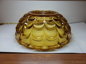 Art Deco úžasná ambrová těžká mísa, váha 1377 g. - 8