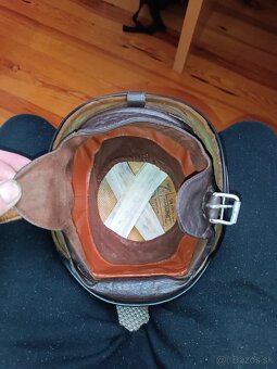 Stará přilba, helma - bílá - 8