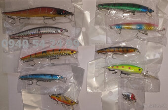 Rybárske potreby - sada mix voblerov - 8