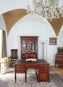 Starožitný neoklasicistní francouzský psací stůl Ludvík XVI - 8