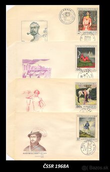 Poštové známky, filatelia: ČSSR, FDC obálky - 8