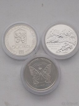 Mince Československe a Slovenske 500 koruny - 8