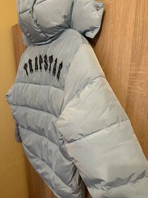 Trapstar Irongate Detachable Hooded Puffer Jacket Baby Blue - 8