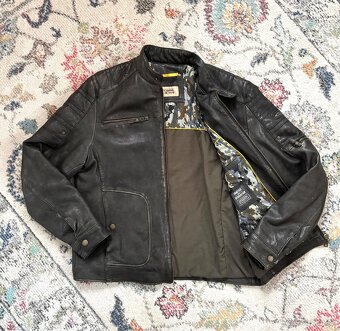 Pánska kožená bunda Camel Active - 8