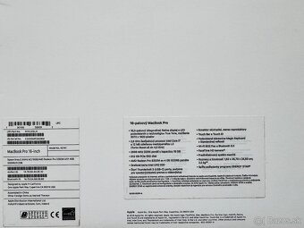 MacBook Pro 16" i7-2.6GHz/16GB/512GB, NOVÁ BATERKA,TOP STAV - 8