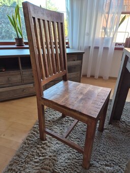 Krásna obývačková zastava+jedálenský stôl so stoličkami - 8