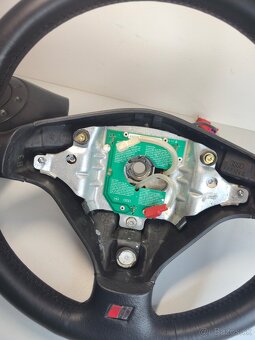 Kožený volant audi s-line a6 c4 , a4 b5 - 8