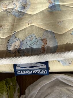 Detská postieľka+ matrac+perina a vankúšik+ doplnky - 8