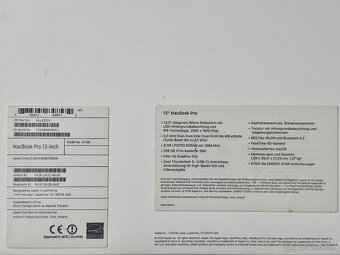 MacBook Pro 13" A1708, NOVÁ BATERKA, SUPER STAV - 8
