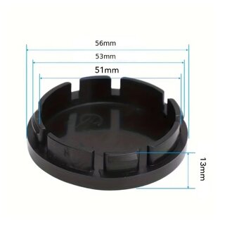 ✅VW✅KRYTKY KOLIES / PUKLICKY DO KOLIES - 56 MM - 8