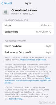 Apple AirPods 4 USB C - nové, rok záruka - 8