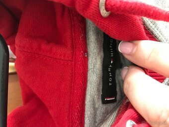 TOMMY HILFIGER originál sivá damska mikinka S/M - 8