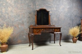 Psací stůl- starožitný nábytok - 1950 - 8