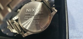 Nixon Zlaté hodinky aj strieborne veľká nad 5cm priemer - 8