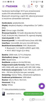 MP3 prehrávač Astell & Kern Activo CT10 -- model APP11. - 8
