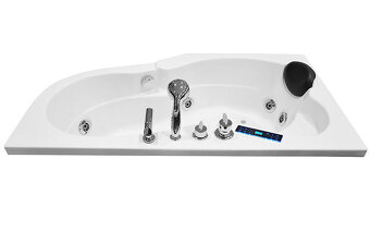 M-SPA - 0207 Kúpeľňová vaňa s hydromasážou 150 x 92 x 53 cm - 8