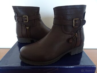 Kožené čižmičky Manoukian, veľ.39 - 8