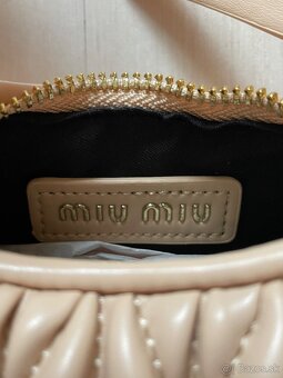 Marhuľová (apricot) miu miu kabelka wander mini - 8