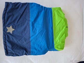 Zeleno modrá zimná bunda s kapuckou - 8