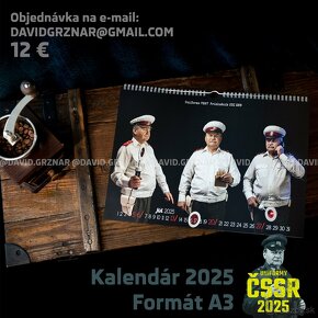 RETRO KALENDÁR 2025 Uniformy ČSSR - 8