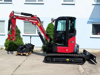 Predvádzacie pásové rypadlo Yanmar ViO38 bager (3,9ton) - 8