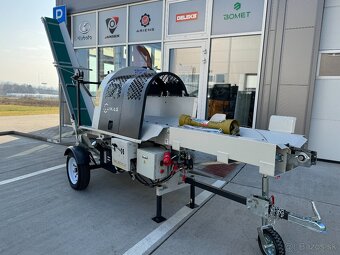 Kombinovaný elektro + za traktor štiepací poloautomat dreva - 8