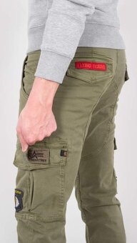 ALPHA INDUSTRIES nohavice Petrol Patch Pant - olivové. - 8