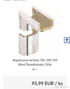 90ky a 70ky Interiérové dvere so zárubňami - 8