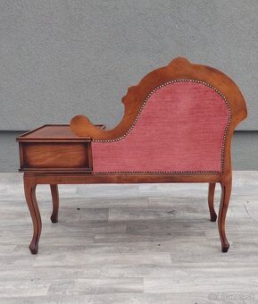 Lavica telefónna starožitná. - 8