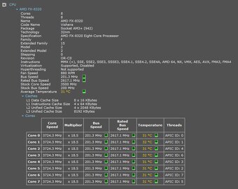 Gigabyte GA-990FXA-UD3 + FX-8320 + Mugen 3 + 16 GB HyperX - 8