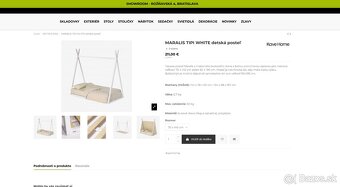 MARALIS TIPI WHITE detská posteľ - 8