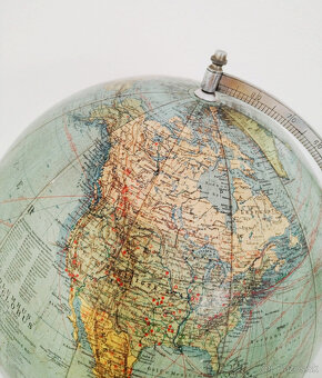 starožitný glóbus Columbus - 8