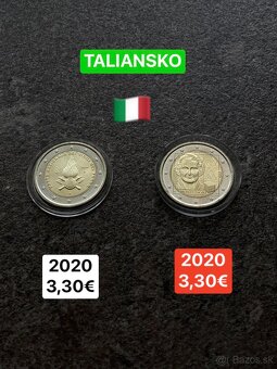 Euromince - pamätné dvojeurové mince Taliansko - 8