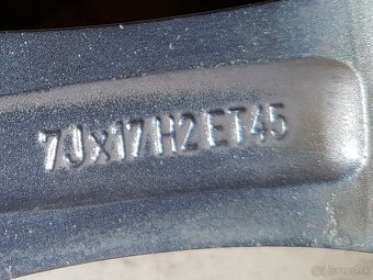 17'orig. ALU ŠKODA disky5x112 R17ET 45Continental 225/50 - 8