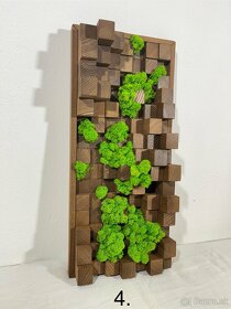 Machové obrazy - akustické difúzory - 8