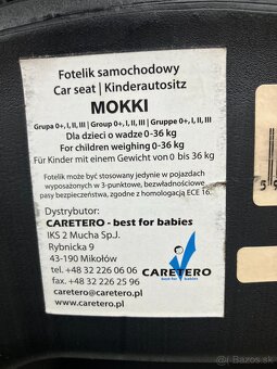 autosedačka CARETERO MOKKI - 8