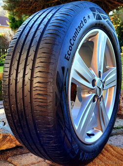 alu R17 5x112 orig. Mercedes, letné pneu 225/55 - 8