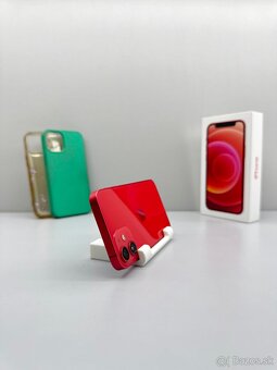 iPhone 12 MINI RED TOP STAV NOVÁ BATÉRIA 100% - 8