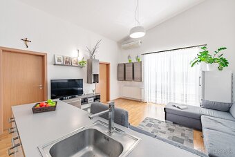 Priestranný byt s pozemkom a 2 park. miestami - 8