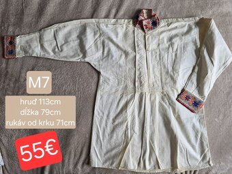 Stary kroj MUŽSKÉ KOŠELE A NOHAVICE - 8