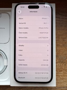 🍎 iPhone 14 Pro 256GB - 8