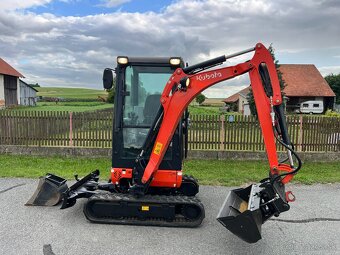 Minibagr Kubota KX019-4 hyd.podvozek/ hyd.svah/ 2t - 8