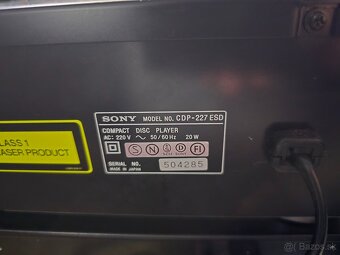 SONY CDP-227esD cd prehrávač vyššej triedy - 8