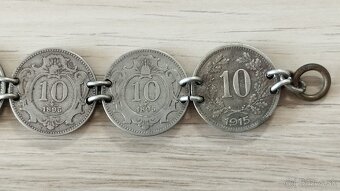 Patriotický náramek z mincí RU - 8