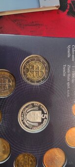 Veľmi vzácna sada prvých euromincí SR - 8