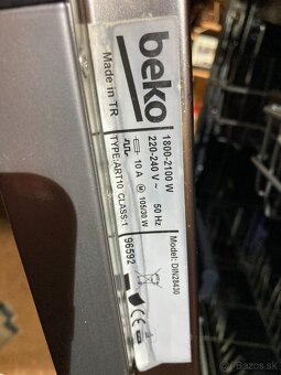 Vstavaná plne integrovaná Umývačka riadu 60cm BEKO DIN28430 - 8