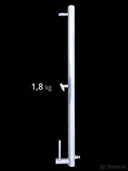 Hliníkové fasádní lešení , ľahké 110m2 6x18 nove - 8