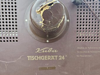 60-te roky / KUBA - TISCHGERAT 24" / elektronková televízia - 8