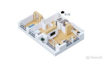 7 bytov VOĽNÝCH - Bytový dom "B"  |  LUNA RESIDENCE - 8