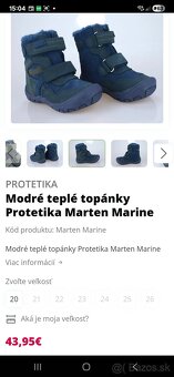 Protetika - zimne topanky vel 22 - 8
